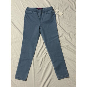 Girls French Toast Denim Pants Size 10/12 Light Wash Blue Skinny